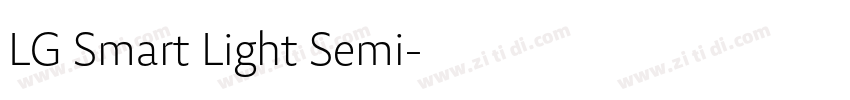 LG Smart Light Semi字体转换 LG Smart Light Semi字体转换